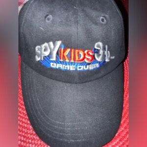 Disney Black Spy Kids Game Over 3D 90’s Hat